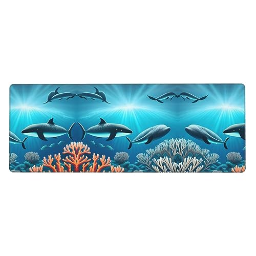 Mauspad mit Walmotiv, bedruckt, extra groß, 30,5 x 80 cm, für Büro, Gaming und Lernen, langlebig, bequem und umweltfreundlich Mauspad mit Walmotiv, bedruckt, extra groß, 30,5 x 80 cm, für Büro, Gaming und Lernen, langlebig, bequem und umweltfreundlich von WZYWHJ