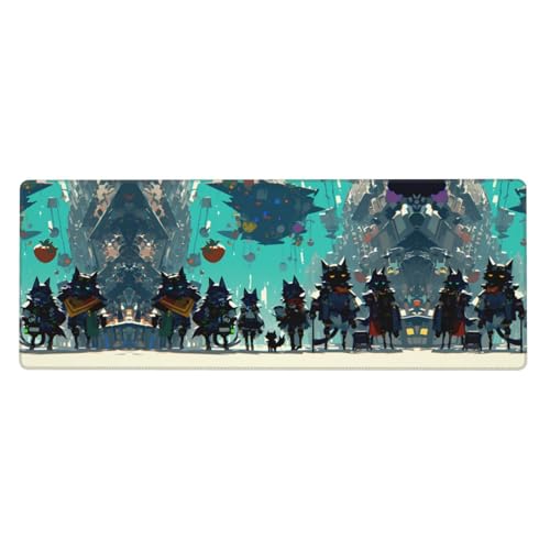 Mauspad mit Werwolf auf der Straße, extra groß, 30,5 x 80 cm, für Büro, Gaming und Lernen, langlebig, bequem und umweltfreundlich Mauspad mit Werwolf auf der Straße, extra groß, 30,5 x 80 cm, für Büro, Gaming und Lernen, langlebig, bequem und umweltfreundlich von WZYWHJ