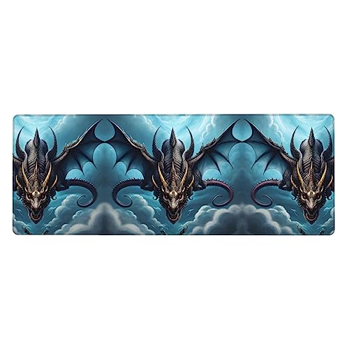 Mauspad mit fliegendem Drachen, bedruckt, extra groß, 30,5 x 80 cm, für Büro, Gaming und Lernen, langlebig, bequem und umweltfreundlich Mauspad mit fliegendem Drachen, bedruckt, extra groß, 30,5 x 80 cm, für Büro, Gaming und Lernen, langlebig, bequem und umweltfreundlich von WZYWHJ