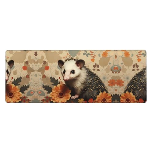 Opossum Mauspad mit Musterdruck, extra groß, 30,5 x 80 cm, für Büro, Gaming und Lernen, langlebig, bequem und umweltfreundlich Opossum Mauspad mit Musterdruck, extra groß, 30,5 x 80 cm, für Büro, Gaming und Lernen, langlebig, bequem und umweltfreundlich von WZYWHJ