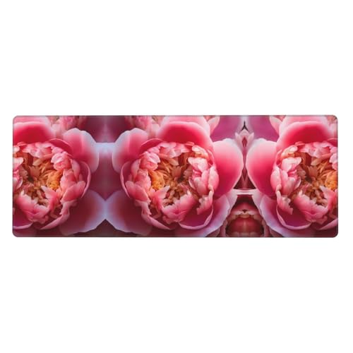 Peonyony bedrucktes extra großes Mauspad, 30,5 x 80 cm, für Büro, Gaming und Lernen, langlebig, bequem und umweltfreundlich von WZYWHJ
