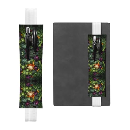 Weißes Leder-Stifthalter, Lesezeichen, WZYWHJ Früchte, Bild, Premium-PVC-Leder, elastisches Band, Design für Notizbücher, Tagebücher und Planer Weißes Leder-Stifthalter, Lesezeichen, WZYWHJ Früchte, Bild, Premium-PVC-Leder, elastisches Band, Design für Notizbücher, Tagebücher und Planer von WZYWHJ