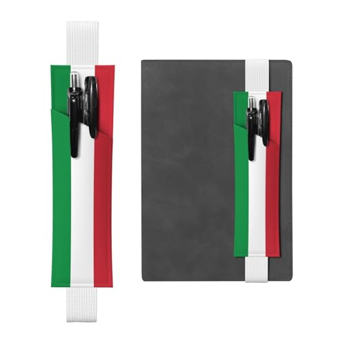 Weißes Leder Stifthalter Lesezeichen WZYWHJ Italienische Flagge Muster – Premium-PVC-Leder Gummiband Design für Notizbücher, Zeitschriften und Planer Weißes Leder Stifthalter Lesezeichen WZYWHJ Italienische Flagge Muster – Premium-PVC-Leder Gummiband Design für Notizbücher, Zeitschriften und Planer von WZYWHJ