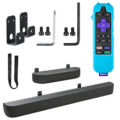 Wabracket Wandhalterung für Roku Streambar/Smart Soundbar, robuste Soundbar-Halterung für Roku, mit Silikon-Fernbedienungsabdeckung, platzsparend, sauber halten Wabracket Wandhalterung für Roku Streambar/Smart Soundbar, robuste Soundbar-Halterung für Roku, mit Silikon-Fernbedienungsabdeckung, platzsparend, sauber halten von Wabracket