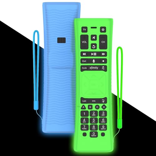 Silikon-Schutzhülle für XR11 Sprachfernbedienung mit Umhängeband, kratzfest, stoßfest, kompatibel mit Xfinity XR11 Sprachfernbedienung, 2 Stück Silikon-Schutzhülle für XR11 Sprachfernbedienung mit Umhängeband, kratzfest, stoßfest, kompatibel mit Xfinity XR11 Sprachfernbedienung, 2 Stück von Wacanc