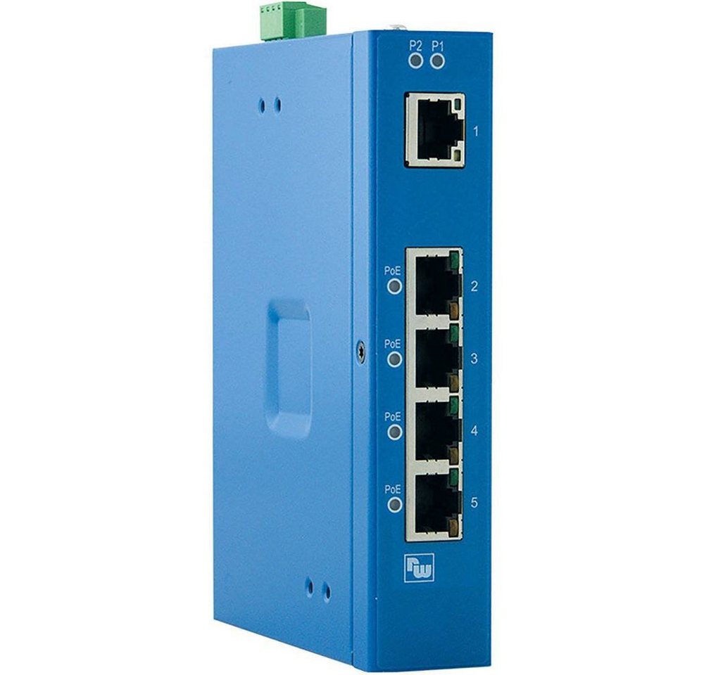 Wachendorff Ethernet Switch, 5 Ports, Gigabit - PoE/PoE Netzwerk-Switch von Wachendorff