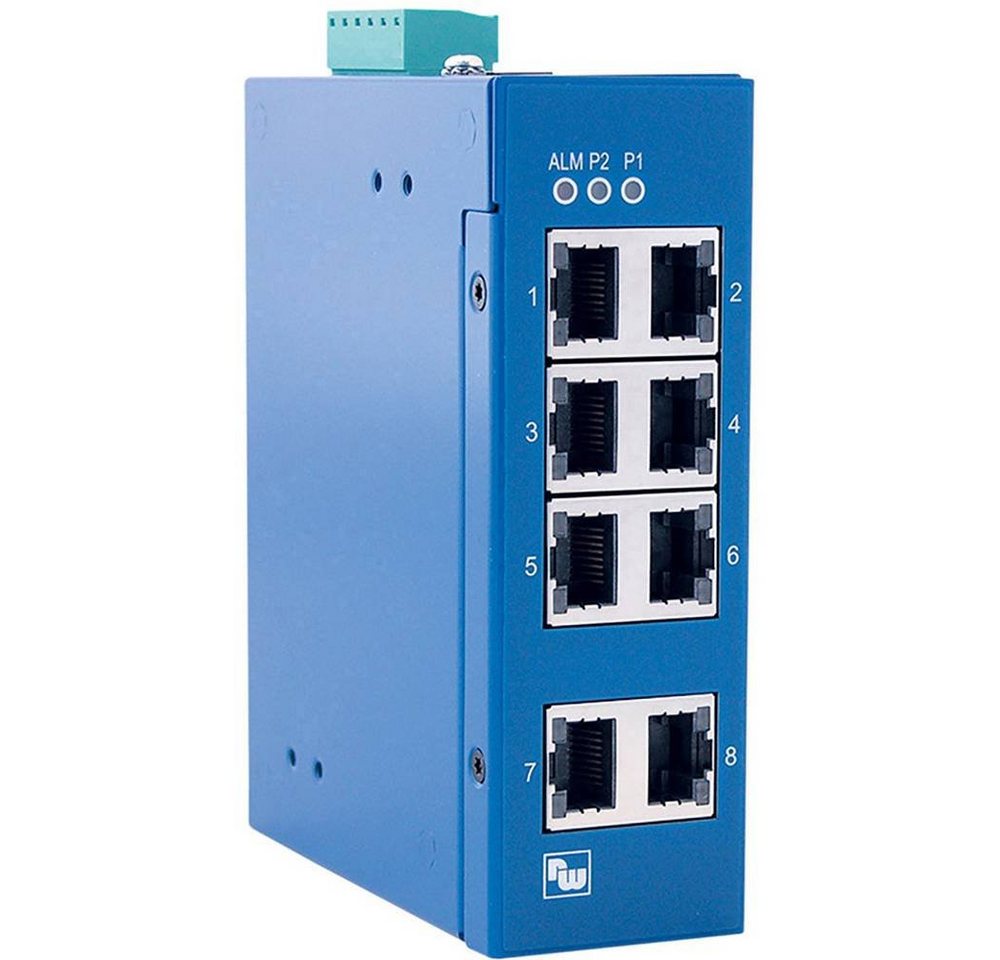 Wachendorff Ethernet Switch, 8 Ports Netzwerk-Switch von Wachendorff