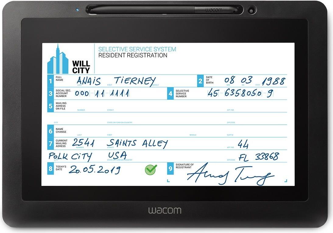 Wacom DTU-1031AX - Digitalisierer mit LCD Anzeige (DTU1031AXK0Z) von Wacom