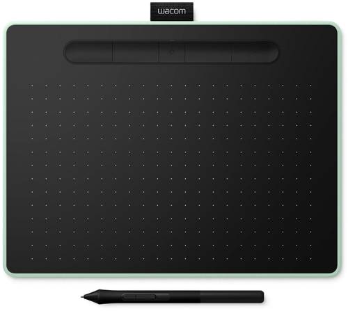 Wacom Intuos M (FR, ES, IT, NL) Bluetooth® Grafiktablett Schwarz, Pistazie von Wacom