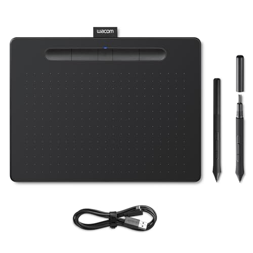 Wacom Intuos M (FR, ES, IT, NL) Bluetooth® Grafiktablett Schwarz von Wacom