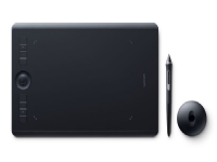 Wacom Intuos Pro Medium - Digitalisierer - Rechts- und Linkshänder - 22,4 x 14,8 cm - Multitouch - elektromagnetisch - 8 Tasten - kabellos, kabelgebunden - USB, Bluetooth - schwarz von Wacom