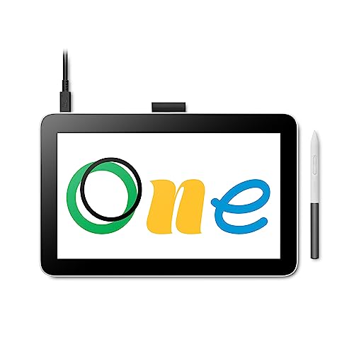 Wacom One 12 Zeichentablett mit 11,6-Zoll-Bildschirm, Full-HD, 99% sRGB, inkl. batterielosem EMR-Stift, für Windows, Mac, Chromebook und Android – ideal für kreative Einsteiger von Wacom