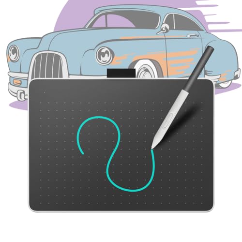 Wacom One M Stifttablett inkl. batterielosem EMR-Stift, Bluetooth-Verbindung, für Windows, Mac, Chromebook und Android – perfekt für kreative Einsteiger, digitales Zeichnen von Wacom