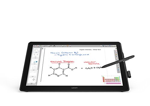 Wacom Stift-Display mit 24 Zoll Full HD, ideall für Business-Anwendungen wie Unterschriften, Formulare und mehr, Multi-Touch, hoher Bedienkomfort und Standfuß inklsuive von Wacom