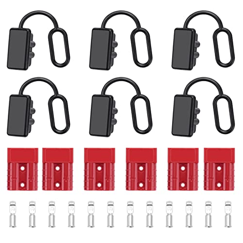 Wadakada 6 SäTze 6-10 Gauge Batterie Schnell Anschluss 50A 12-36V Batterie Schnell Kupplung Kabel Baugruppe Stecker Kit Batterie Schnell Stecker A. von Wadakada