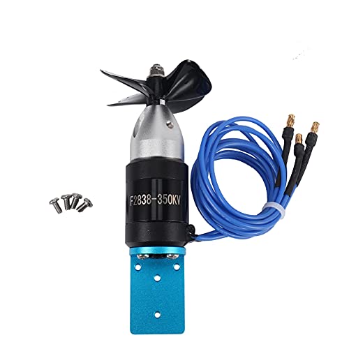 Wadakada IPX8 Wasserdichtes Unterwasser Strahl Ruder 2838 350KV 2,4KG Schub BüRstenloser Motor mit 55Mm 60Mm Propeller für ROV RC Boote CCW Wadakada IPX8 Wasserdichtes Unterwasser Strahl Ruder 2838 350KV 2,4KG Schub BüRstenloser Motor mit 55Mm 60Mm Propeller für ROV RC Boote CCW von Wadakada