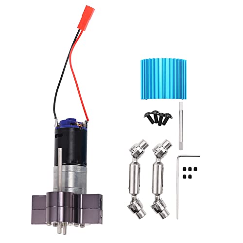 Wadakada Metall Getriebe Getriebe 370 Motor mit Antriebs Welle Upgrade ZubehöR für C14 C24 B24 B36 MN D90 MN99S RC Auto, Wadakada Metall Getriebe Getriebe 370 Motor mit Antriebs Welle Upgrade ZubehöR für C14 C24 B24 B36 MN D90 MN99S RC Auto, von Wadakada