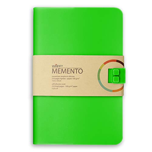 Notizbuch, Mement, L, Smaragdgrün von Waff