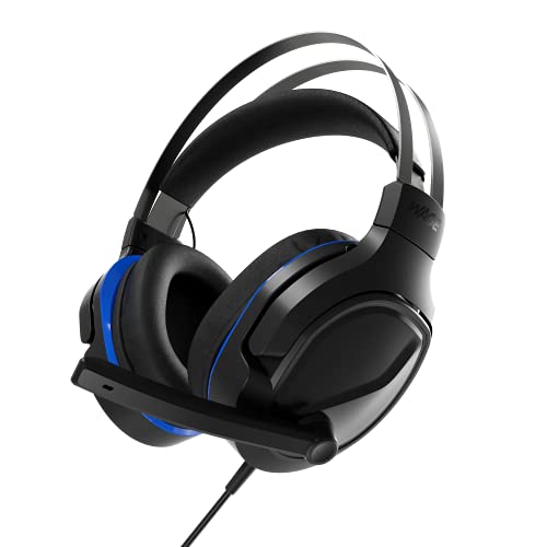 Wage Pro Universal Gaming Headset mit Kabel - Schwarz/Blau von Wage