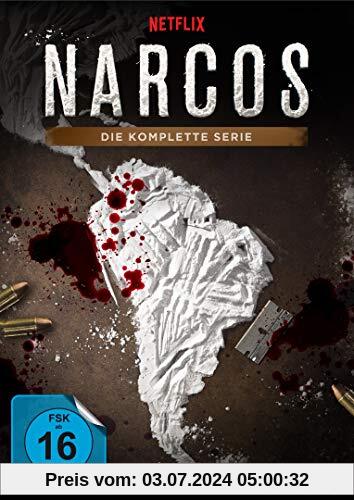 Narcos - Die komplette Serie [12 DVDs] von Wagner Moura
