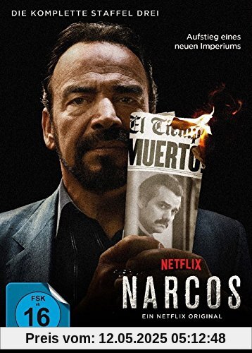 Narcos - Die komplette Staffel Drei [4 DVDs] von Wagner Moura