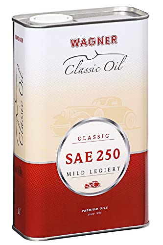 WAGNER Classic Getriebeöl SAE 250 - Mild Legiertes Hochdruck-Getriebeöl für Oldtimer | Geeignet Für Lenk-, Schalt-, Kardan- Und Differentialgetriebe | Verschleißarm & Oxidationsstabil | 1 Liter von Wagner