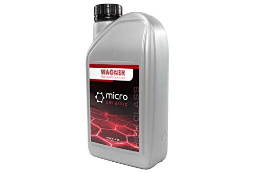 WAGNER Universal Micro-Ceramic Oil Schmierölzusatz | Getriebeöl Zusatz für Reibungsreduzierung & Verschleißschutz | Motorenöl Additiv als Schmierstoff für übliche Motoren- & Getriebeöl | 1Liter von Wagner