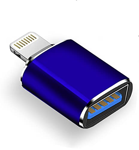 Kamera-Adapter Apple Lightning auf USB, USB-3.0-OTG-Kabel für iPhone/iPad zum Anschluss von Kartenleser, USB-Flash-Laufwerk, U-Disk, Tastatur, Maus, Hubs, MIDI, Plug-and-Play von Wahbite