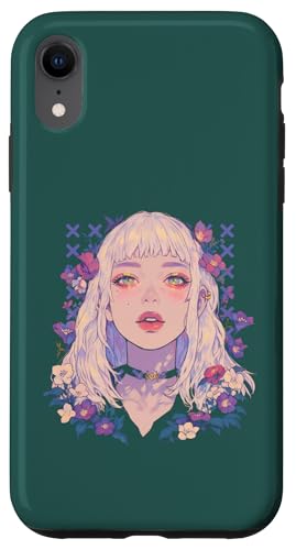 Süße Manga-Hexenblütenpflanze im Altsommer-Anime-Stil Hülle für iPhone XR Süße Manga-Hexenblütenpflanze im Altsommer-Anime-Stil Hülle für iPhone XR von Waiifu Cool Anime manga Summer Time co.