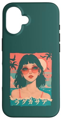 Summer Vacation Beach Anime Manga Alt Japan Sunny Retro Hülle für iPhone 16 Summer Vacation Beach Anime Manga Alt Japan Sunny Retro Hülle für iPhone 16 von Waiifu Cool Anime manga Summer Time co.
