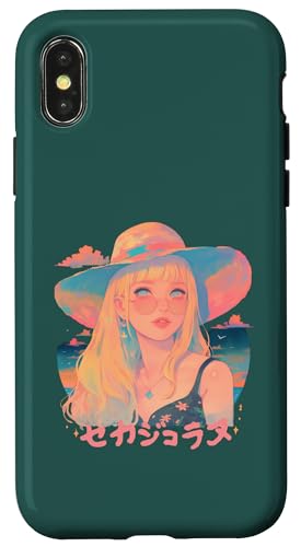 Summer Vacation Beach Anime Manga Alt Japan Sunny Retro Hülle für iPhone X/XS Summer Vacation Beach Anime Manga Alt Japan Sunny Retro Hülle für iPhone X/XS von Waiifu Cool Anime manga Summer Time co.