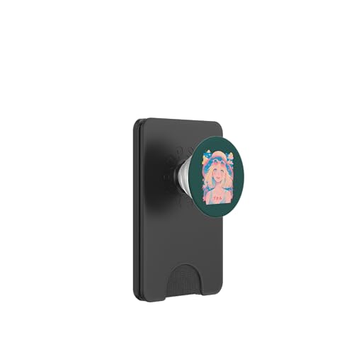 Summer Vacation Beach Anime Manga Alt Japan Sunny Retro PopSockets PopWallet für MagSafe von Waiifu Cool Anime manga Summer Time co.
