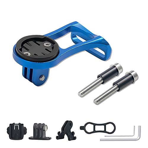 Fahrradcomputer Lenkerhalterung Tachometer Beleuchtung Taschenlampe Sportkamera Kompatibel Mit Garmin Cateye Bryton Und Anderen Fahrradcomputern (Blue) von Wailicop