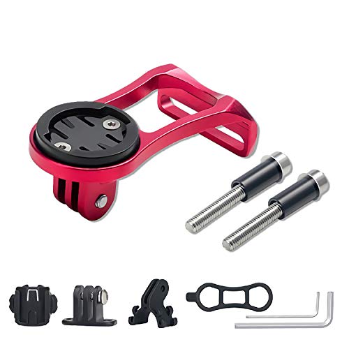 Fahrradcomputer Lenkerhalterung Tachometer Beleuchtung Taschenlampe Sportkamera Kompatibel Mit Garmin Cateye Bryton Und Anderen Fahrradcomputern (Red) von Wailicop