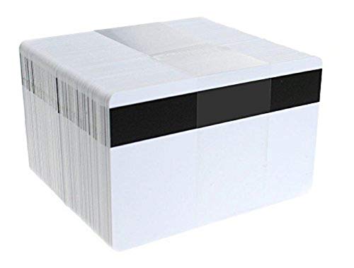 Waizmann.IDeaS® 10x RFID Plastikkarten Magnetkarten Blankokarte LoCo 300 OE Magnetstreifen PVC weiß 86 x 54 x 0,76mm CR80 glänzend laminiert bedruckbar von Waizmann.IDeaS