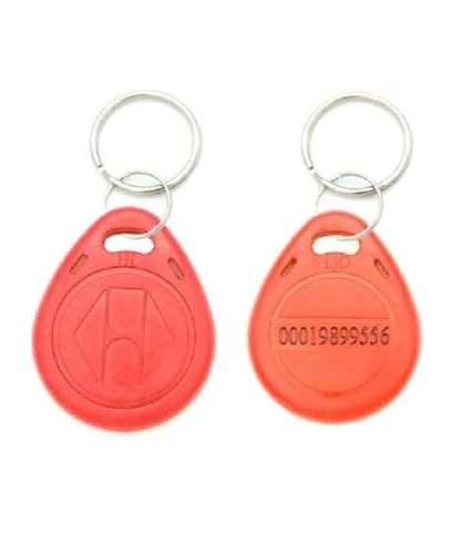 Waizmann.IDeaS® 10x ROT RFID 125Khz Transponder KeyFob Token Chip Schlüsselanhänger Zutrittskontrolle von Waizmann.IDeaS