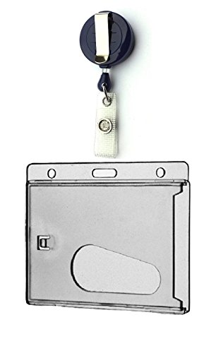 Waizmann.IDeaS® 1x Ausweis-Set Ausweisset - Kartenhülle Ausweishülle für 1 Karte Daumenschub & Ausweiszipper Ausweishalter Zipper Ausweisjojo mit rund 30mmØ GROSSE FARBAUSWAHL von Waizmann.IDeaS
