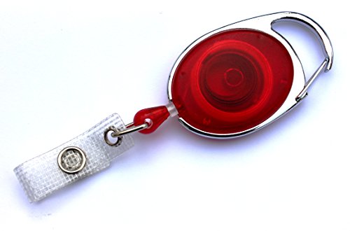 Waizmann.IDeaS® 1x Ausweisjojo Jojo Zipper Ausweishalter Kartenhalter Schlaufenclip Aufrollmechanismus Schlüsselanhänger von Waizmann.IDeaS