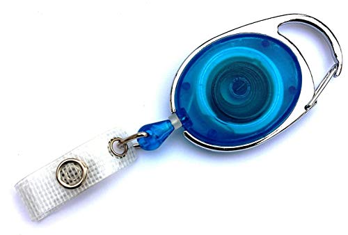Waizmann.IDeaS® 1x Ausweisjojo Jojo Zipper Ausweishalter Kartenhalter Schlaufenclip Aufrollmechanismus Schlüsselanhänger von Waizmann.IDeaS