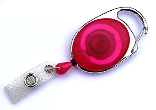 Waizmann.IDeaS® 1x Ausweisjojo Jojo Zipper Ausweishalter Kartenhalter Schlaufenclip Aufrollmechanismus Schlüsselanhänger von Waizmann.IDeaS