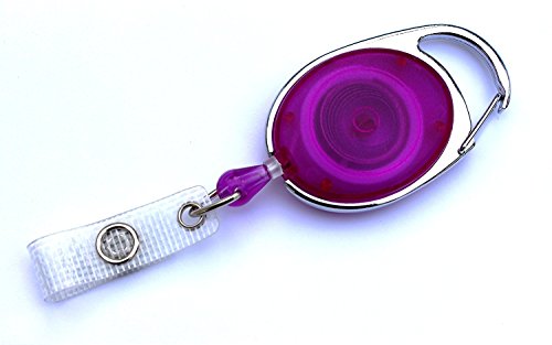Waizmann.IDeaS® 1x Ausweisjojo Jojo Zipper Ausweishalter Kartenhalter Schlaufenclip Aufrollmechanismus Schlüsselanhänger von Waizmann.IDeaS