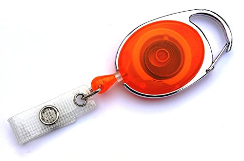 Waizmann.IDeaS® 1x Ausweisjojo Jojo Zipper Ausweishalter Kartenhalter Schlaufenclip Aufrollmechanismus Schlüsselanhänger von Waizmann.IDeaS
