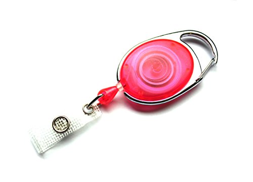 Waizmann.IDeaS® 1x Ausweisjojo Jojo Zipper Ausweishalter Kartenhalter Schlaufenclip Aufrollmechanismus Schlüsselanhänger von Waizmann.IDeaS