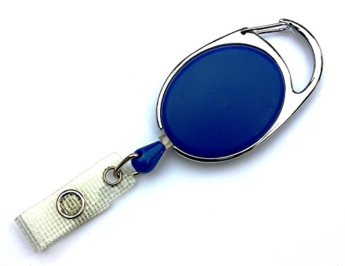Waizmann.IDeaS® 1x Ausweisjojo Jojo Zipper Ausweishalter Kartenhalter Schlaufenclip Aufrollmechanismus Schlüsselanhänger von Waizmann.IDeaS