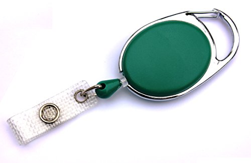 Waizmann.IDeaS® 1x Ausweisjojo Jojo Zipper Ausweishalter Kartenhalter Schlaufenclip Aufrollmechanismus Schlüsselanhänger von Waizmann.IDeaS