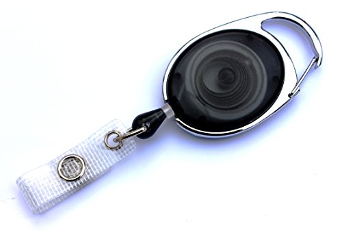 Waizmann.IDeaS® 1x Ausweisjojo Jojo Zipper Ausweishalter Kartenhalter Schlaufenclip Aufrollmechanismus Schlüsselanhänger von Waizmann.IDeaS