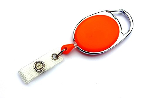 Waizmann.IDeaS® 1x Ausweisjojo Jojo Zipper Ausweishalter Kartenhalter Schlaufenclip Aufrollmechanismus Schlüsselanhänger von Waizmann.IDeaS