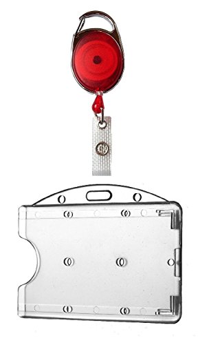 Waizmann.IDeaS® 1x Ausweisset - Ausweisjojo Jojo Zipper oval + Kartenhalter Daumeneingriff Kartenhülle Ausweis Hülle querformat horizontal GROSSE FARBAUSWAHL von Waizmann.IDeaS