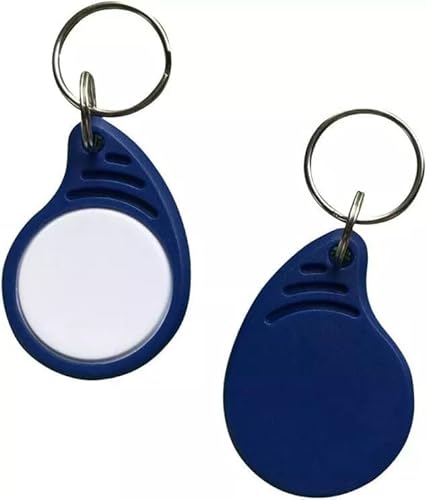Waizmann.IDeaS® 1x BLAU-WEISS RFID 125Khz Transponder KeyFob Token Chip Schlüsselanhänger Zutrittskontrolle von Waizmann.IDeaS