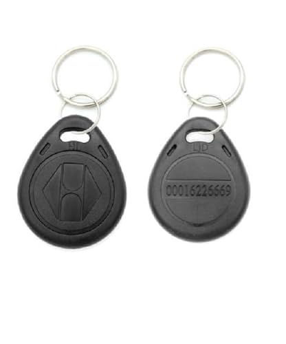 Waizmann.IDeaS® 1x SCHWARZ RFID 125Khz Transponder KeyFob Token Chip Schlüsselanhänger Zutrittskontrolle von Waizmann.IDeaS